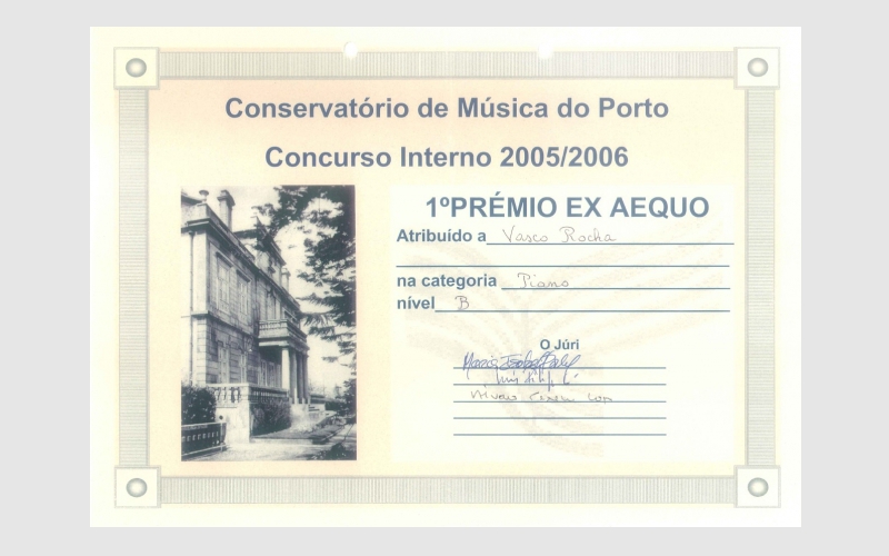 Internal Competition of Porto Music Conservatory, PORTUGAL