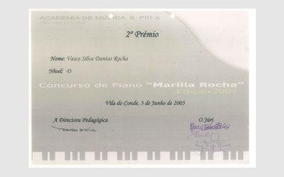 Piano Competition Marilia Rocha, PORTUGAL