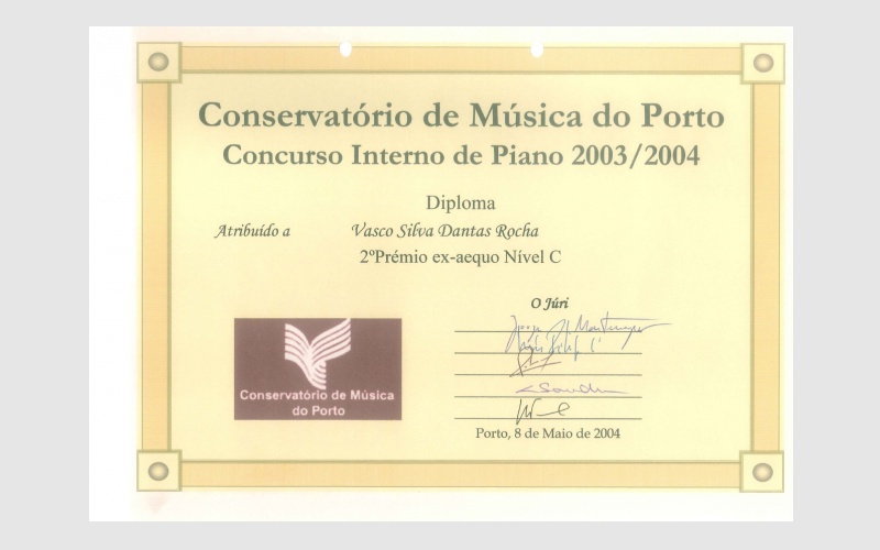 Internal Competition of Porto Music Conservatory, PORTUGAL