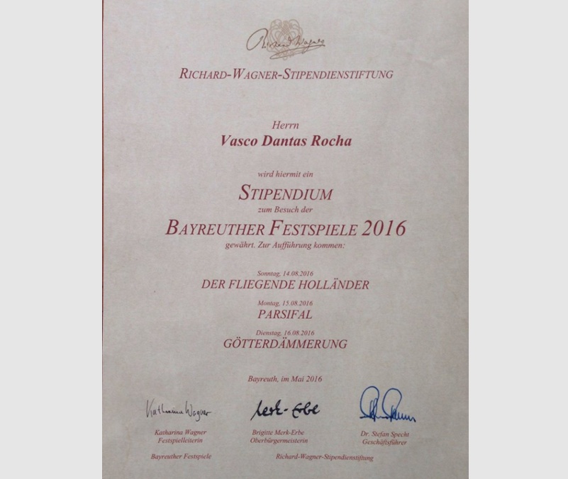 “Scholarship Richard Wagner, Travel to the Bayreuth Festspiel”