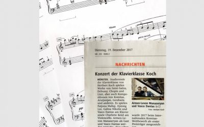 “Concert by Heribert Koch’s Piano Class”