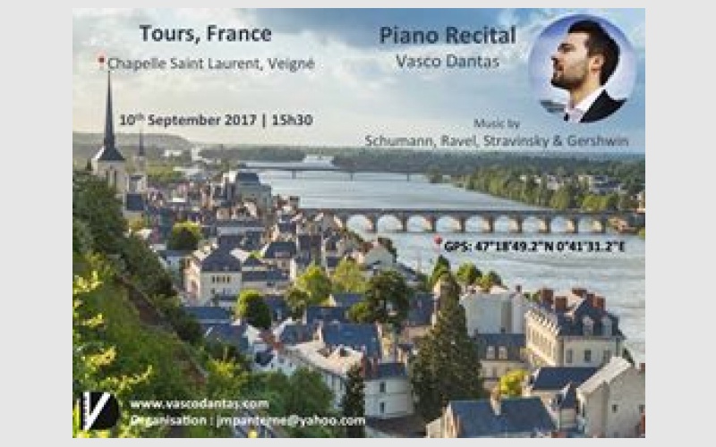 Piano Recital, Tours – France, September 2017
