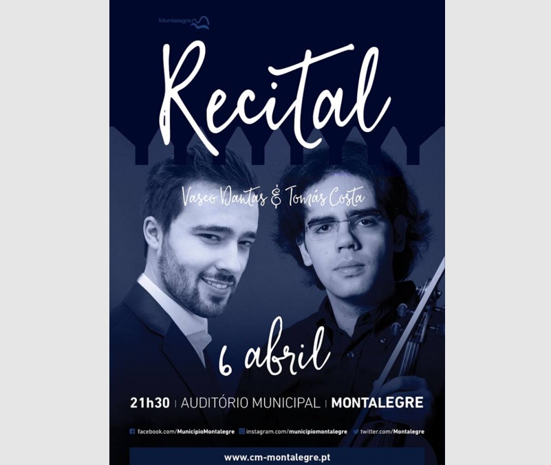 Duo recital, Montalegre – Portugal – April 2019