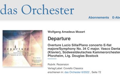 An excellent soloist who plays his parts with a brilliant, sparkling touch and clear structure – Das Orchester